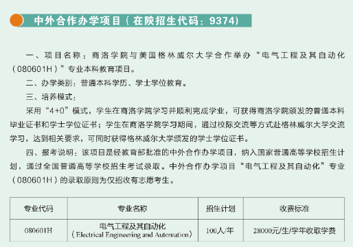 2022商洛学院中外合作办学学费多少钱一年-各专业收费标准